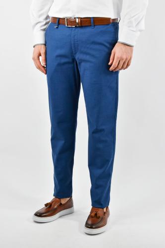 Endeson Παντελόνι Chinos Με Μικροσχέδιο - Μπλε - 950