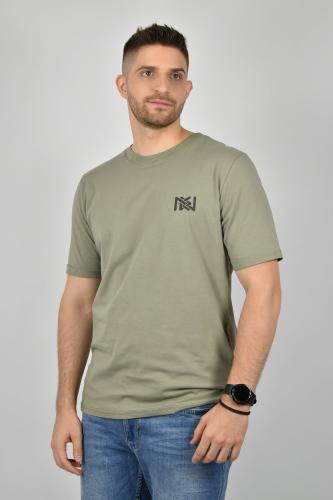 NDC T-shirt Grid Logo - Πράσινο - 222-906
