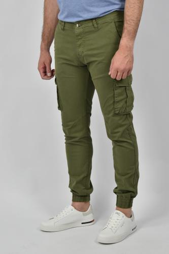 Urbane Fashion Παντελόνι Cargo Lucas - Πράσινο - A1022-1