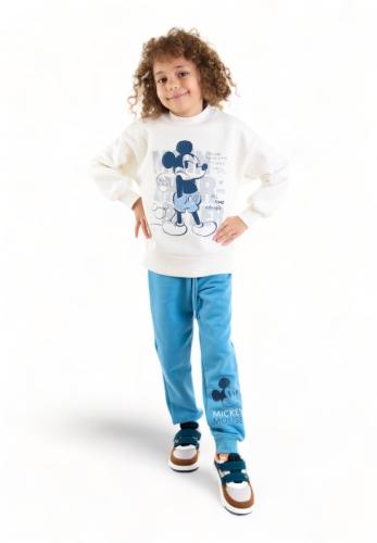 Φόρμα βαμβακερή για αγόρι Cimpa Mickey Mouse MC21174-Λευκό