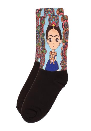 Κάλτσες γυναικείες Printed Mini Frida TRENDY82