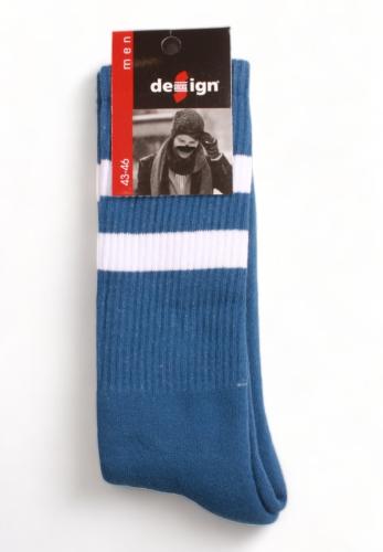 Κάλτσα αθλητική με πετσετέ επένδυση Design Stripes DSN8500-Ραφ
