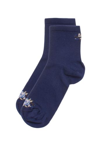 Κάλτσες γυναικείες Bamboo Soft ημίκοντες 28613-Μπλε