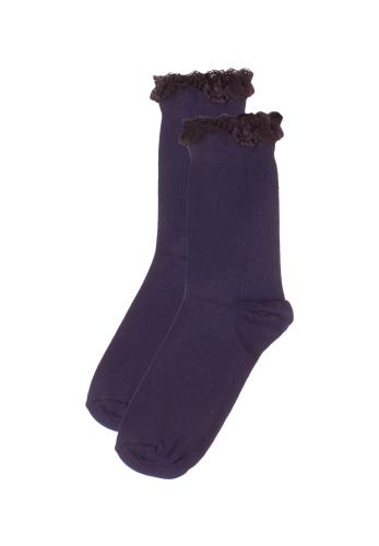 Κάλτσες μονόχρωμες pamn02-Μπλε