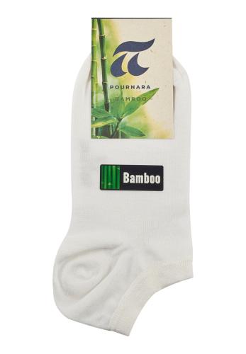 Σοσόνι Unisex Pournara Bamboo Basic PRN248-Λευκό
