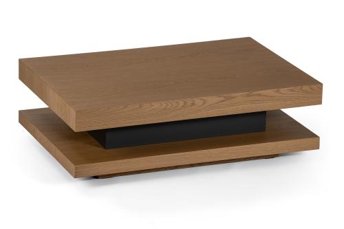Τραπεζάκι σαλονιού Folder ξύλινο με λάκα γκρι