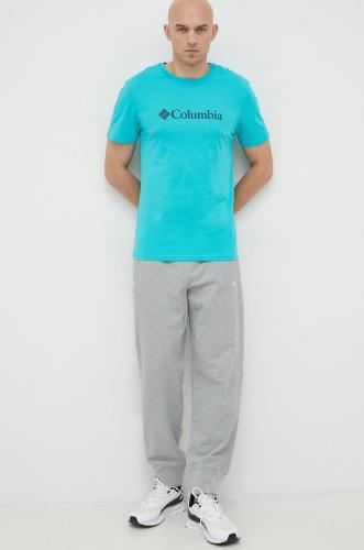 Μπλουζάκι Columbia χρώμα: τιρκουάζ