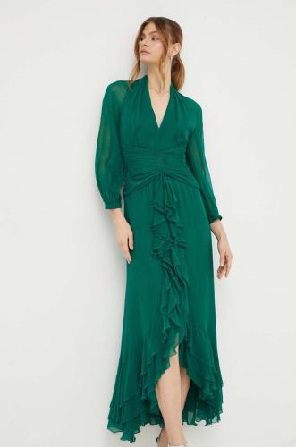 Φόρεμα Luisa Spagnoli χρώμα: πράσινο