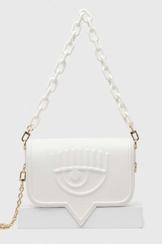 Τσάντα Chiara Ferragni χρώμα: άσπρο