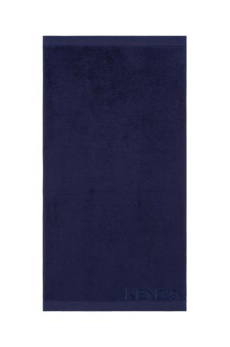 Μικρή βαμβακερή πετσέτα Kenzo Iconic Navy 55x100 cm