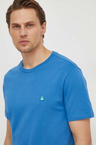 Βαμβακερό μπλουζάκι United Colors of Benetton ανδρικά