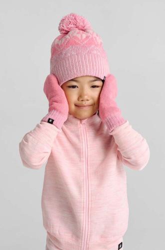 Παιδικά γάντια Reima Luminen χρώμα: ροζ