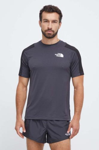 Αθλητικό μπλουζάκι The North Face χρώμα: μαύρο