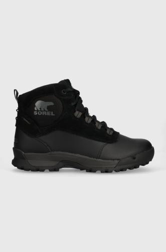 Δερμάτινα παπούτσια Sorel BUXTON LITE LACE WP χρώμα: μαύρο, 2047401010 F32047401010