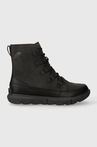 Δερμάτινα παπούτσια Sorel EXPLORER NEXT BOOT WP 10 χρώμα: μαύρο, 2058921010 F32058921010
