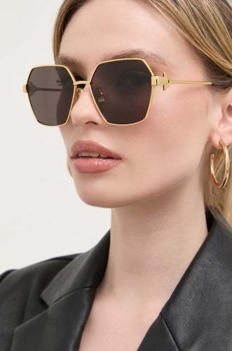 Γυαλιά ηλίου Bottega Veneta χρώμα: χρυσαφί