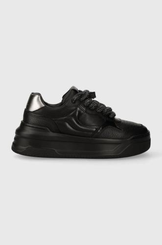 Δερμάτινα αθλητικά παπούτσια Karl Lagerfeld KREW MAX KC χρώμα: μαύρο, KL63320 F3KL63320