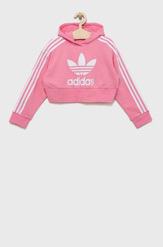 Παιδική μπλούζα adidas Originals χρώμα: ροζ,