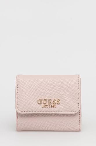 Πορτοφόλι Guess γυναικεία, χρώμα: ροζ