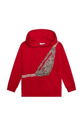 Παιδική βαμβακερή μπλούζα Marc Jacobs χρώμα: κόκκινο,