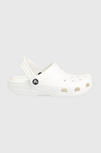 Παντόφλες Crocs χρώμα: άσπρο