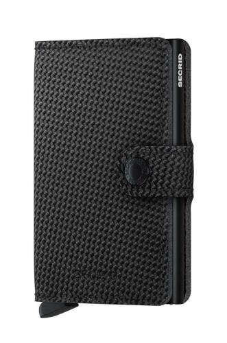 Δερμάτινο πορτοφόλι Secrid ανδρικά, χρώμα: μαύρο