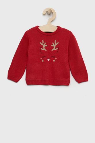Παιδικό πουλόβερ από μείγμα μαλλιού Birba&Trybeyond χρώμα: κόκκινο