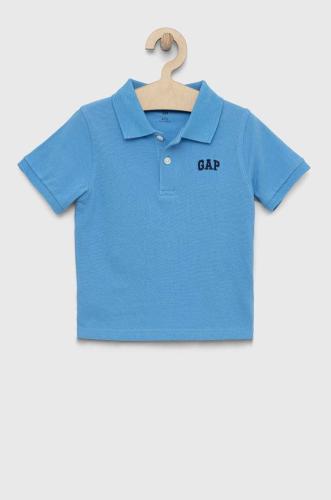 Παιδικά βαμβακερά μπλουζάκια πόλο GAP