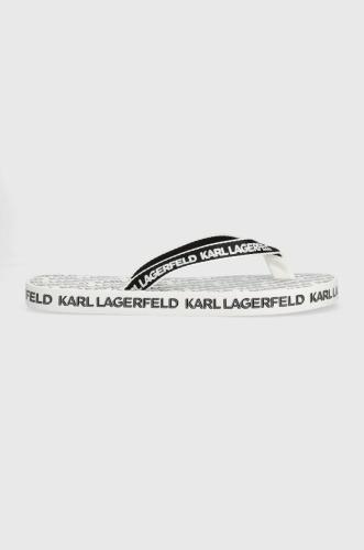 Σαγιονάρες Karl Lagerfeld KOSTA MNS χρώμα: άσπρο, KL71003