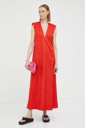 Μάλλινο φόρεμα By Malene Birger χρώμα: κόκκινο