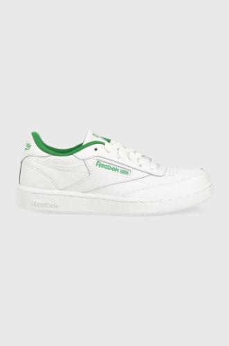 Παιδικά δερμάτινα αθλητικά παπούτσια Reebok Classic CLUB C χρώμα: άσπρο