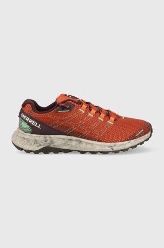 Παπούτσια για τρέξιμο Merrell Fly Strike χρώμα: καφέ