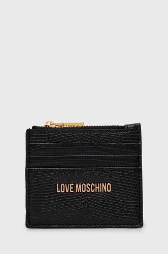 Θήκη για κάρτες Love Moschino χρώμα: μαύρο