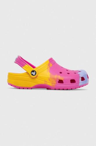 Παιδικές παντόφλες Crocs CLASSIC OMBRE CLOG χρώμα: μοβ