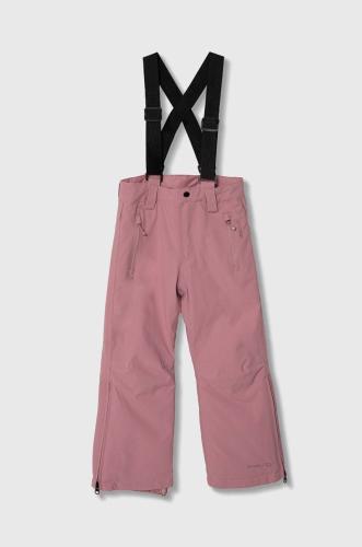 Παιδικό παντελόνι σκι Protest χρώμα: ροζ