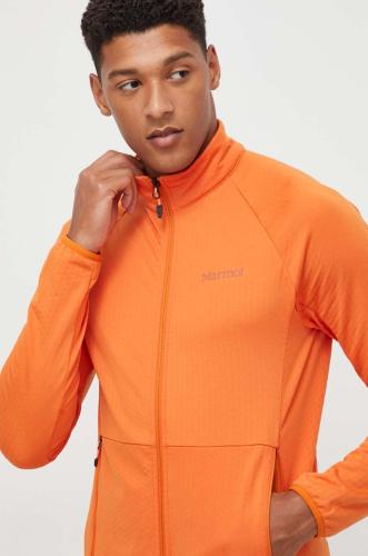 Αθλητική μπλούζα Marmot Leconte Fleece χρώμα: πορτοκαλί