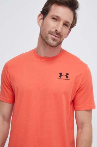 Μπλουζάκι Under Armour χρώμα: πορτοκαλί