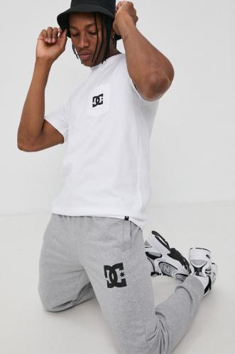 Βαμβακερό μπλουζάκι Dc χρώμα: άσπρο