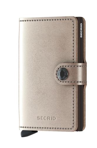 Δερμάτινο πορτοφόλι Secrid γυναικείo, χρώμα: διάφανο