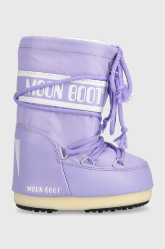 Παιδικές μπότες χιονιού Moon Boot χρώμα: μοβ