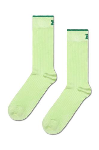 Κάλτσες Happy Socks Slinky χρώμα: πράσινο