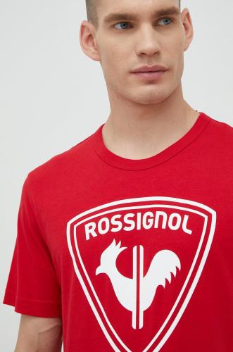 Βαμβακερό μπλουζάκι Rossignol χρώμα: κόκκινο