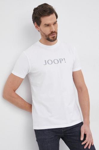 Μπλουζάκι Joop! ανδρικό, χρώμα: άσπρο