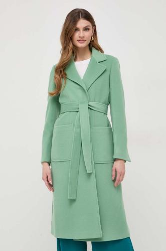 Μάλλινο παλτό MAX&Co. χρώμα: πράσινο