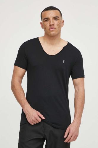 Μπλουζάκι AllSaints Tonic χρώμα: μαύρο