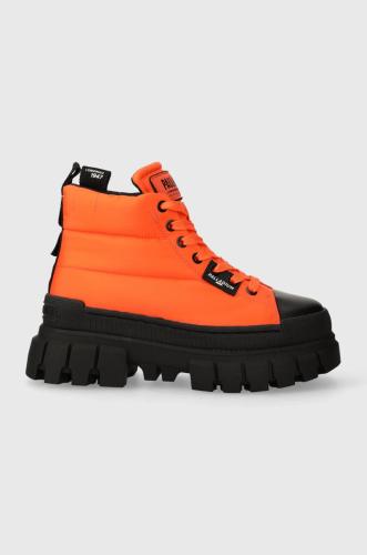 Μπότες Palladium REVOLT BOOT OVERCUSH χρώμα: πορτοκαλί, 98863.835.M