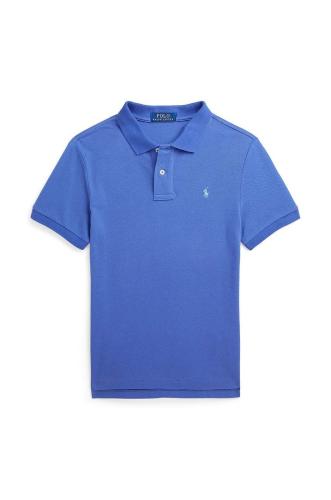 Παιδικά βαμβακερά μπλουζάκια πόλο Polo Ralph Lauren χρώμα: ναυτικό μπλε