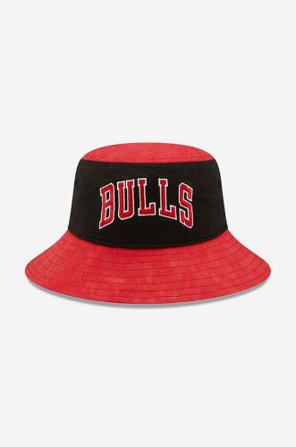 Βαμβακερό καπέλο New Era Washed Tapered Bulls χρώμα: κόκκινο