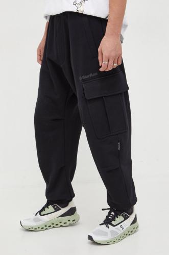 Βαμβακερό παντελόνι G-Star Raw χρώμα: μαύρο
