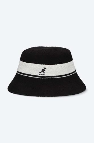 Καπέλο Kangol Bermuda Bucket χρώμα: μαύρο